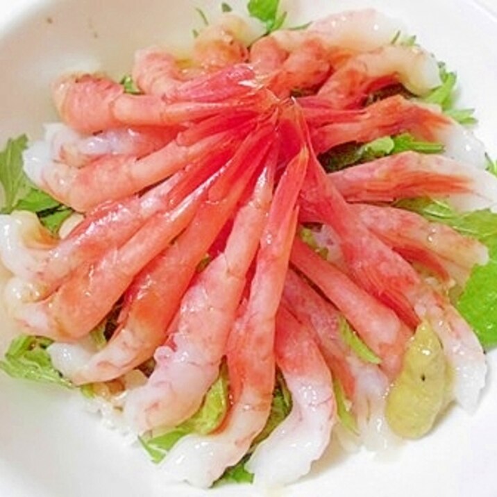 甘海老たっぷり丼